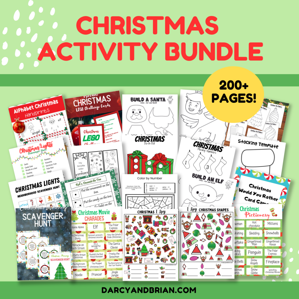 Christmas Activity Bundle - Darcy and Brian - Shop