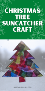 Christmas Tree Suncatcher Craft