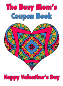 Valentine’s Day Coupon Book for Moms