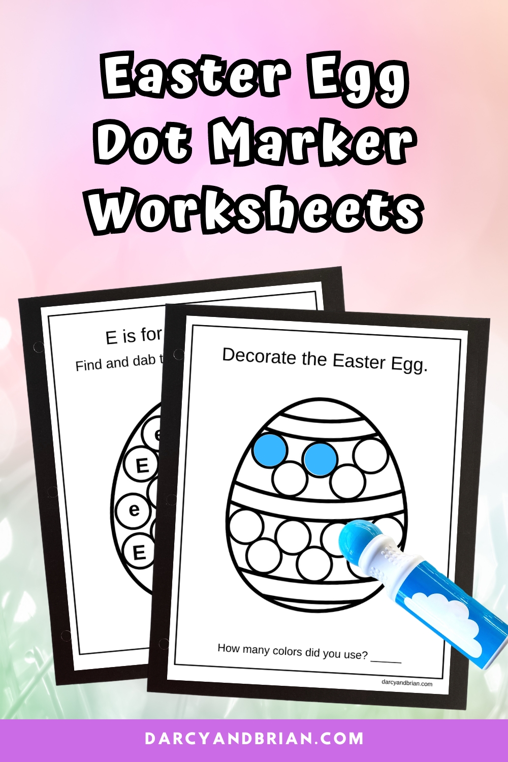 Easter Egg Dot Marker Printables - Darcy and Brian - Shop