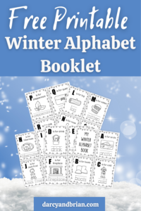 Winter Alphabet A to Z Booklet