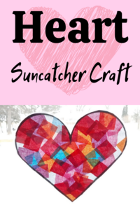 Heart craft template