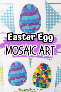 Large Easter Egg Craft Template