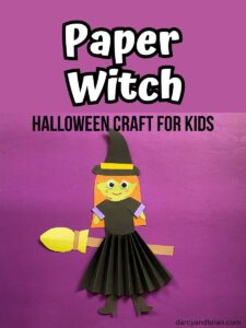 Halloween Witch Paper Craft Template