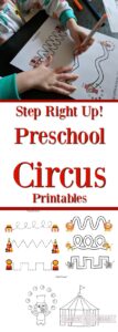 Circus Preschool Pack