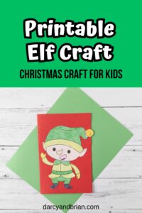 Printable Elf Craft