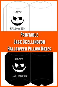 Jack Skellington Pillow Boxes