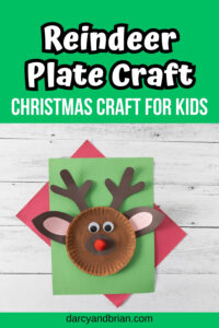 Reindeer Plate Craft Template