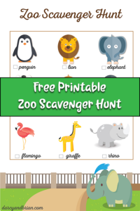 Zoo Scavenger Hunt