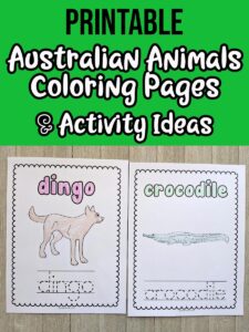 Australian Animals Coloring Pages