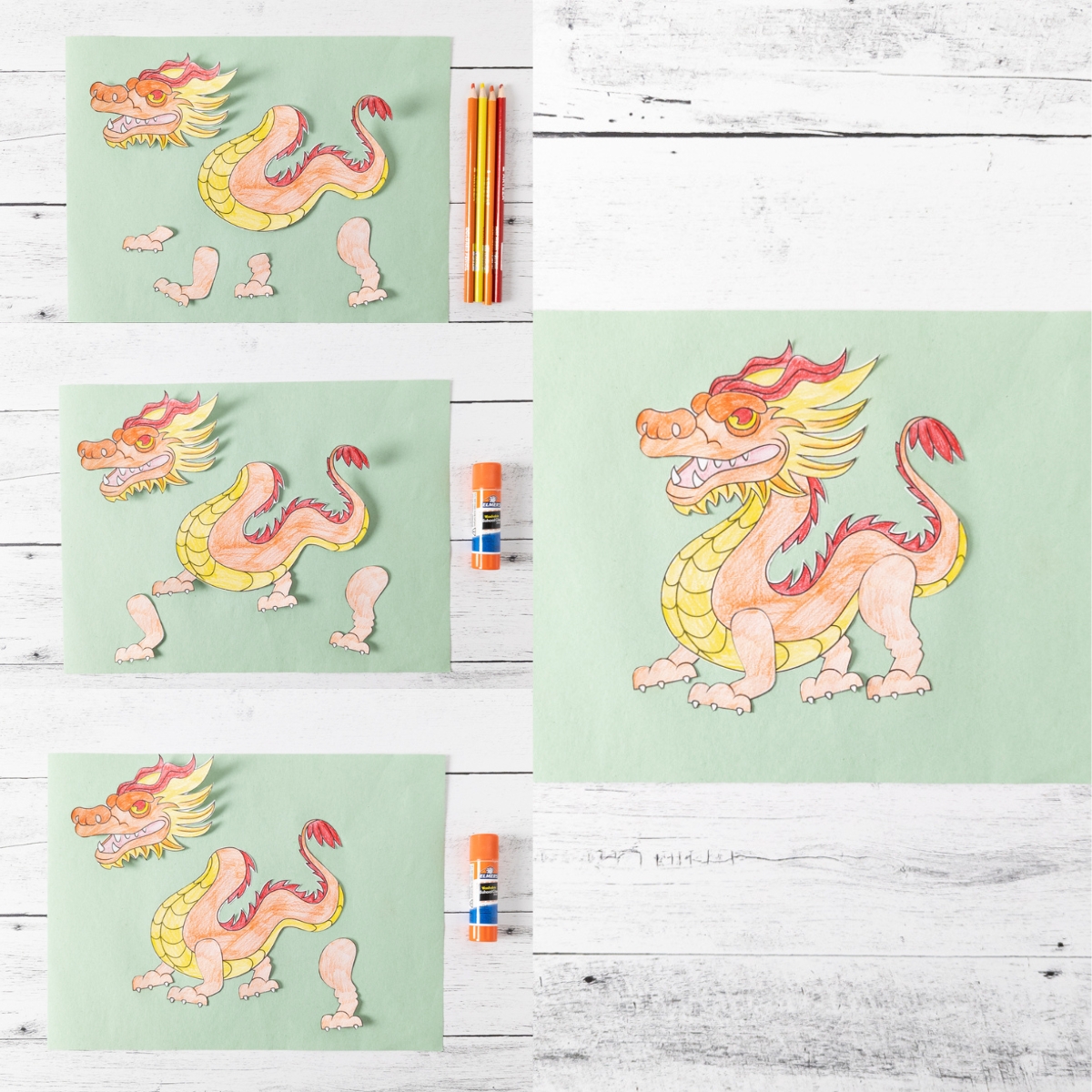 Build A Dragon Printable Free
