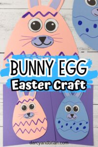 Bunny Egg Craft Template