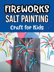 Fireworks Salt Painting Template