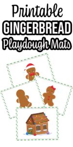 Gingerbread Playdough Mats