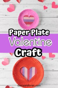 Heart Plate Craft Template