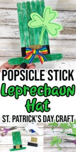Popsicle Stick Leprechaun Hat Template