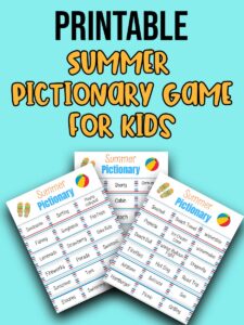 Summer Pictionary