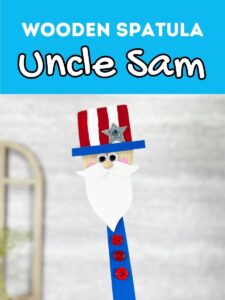 Uncle Sam Spatula Craft Template