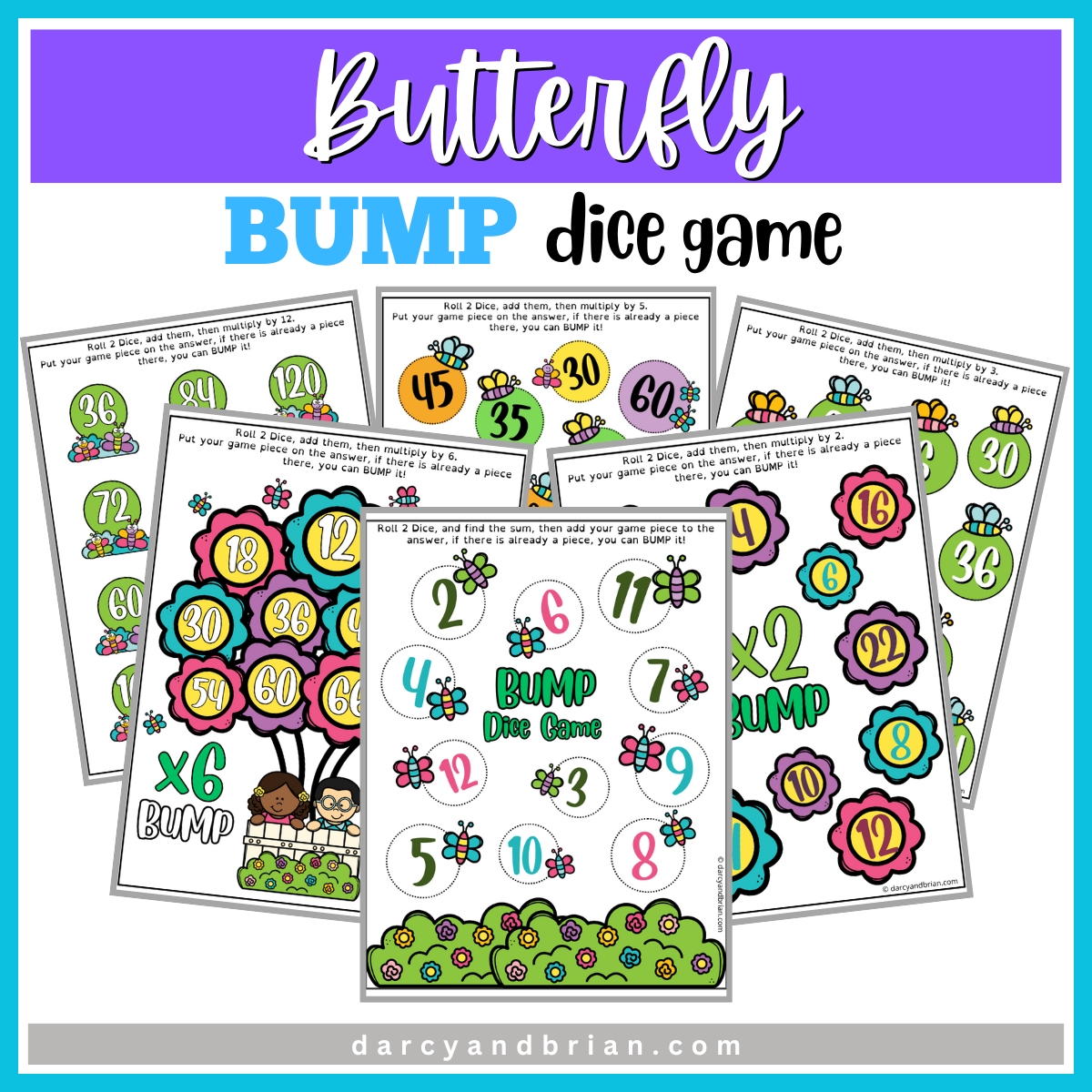 Butterfly Bump Dice Game