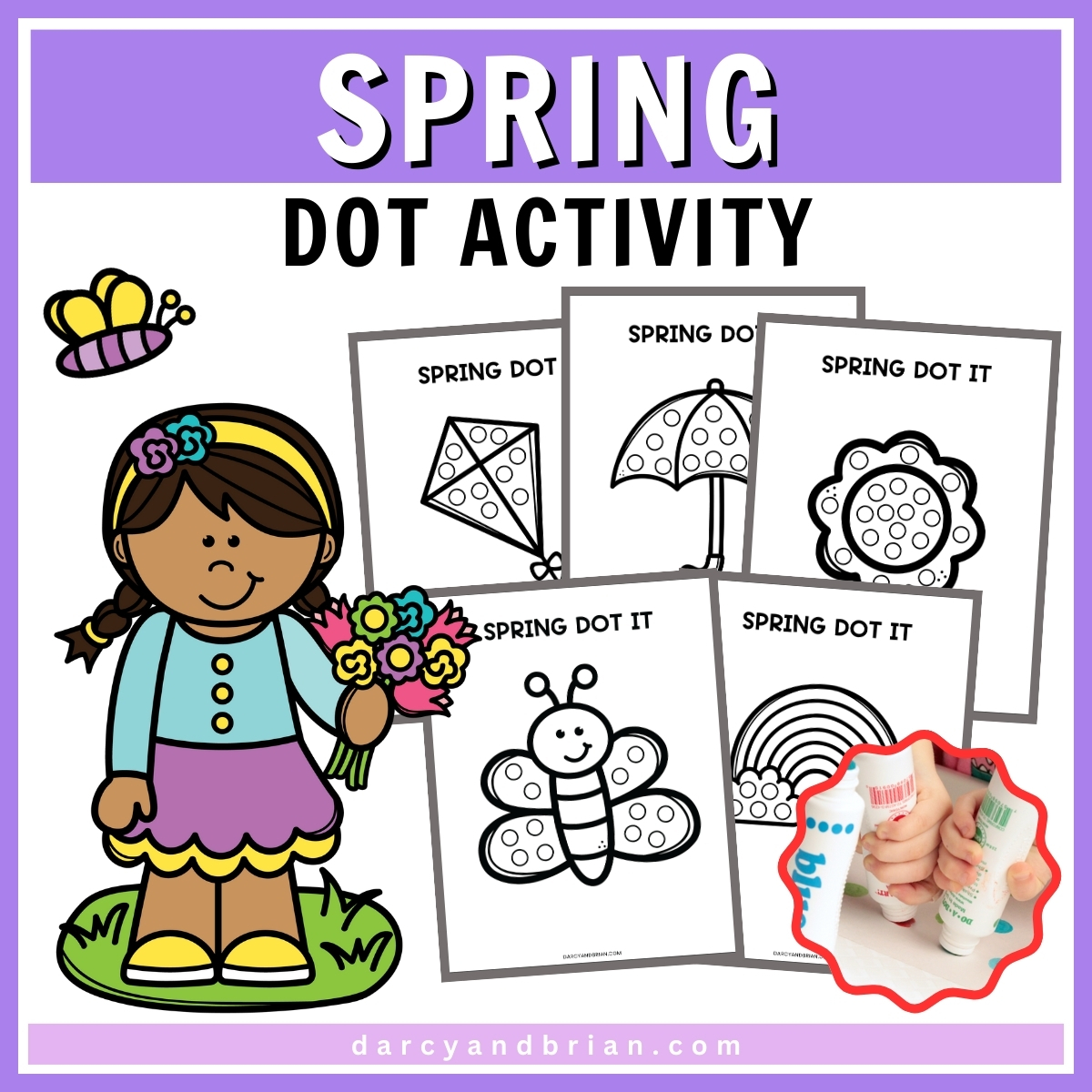 Spring Dot Marker Activity Pages