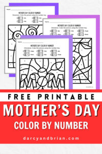 Mother’s Day Color by Number