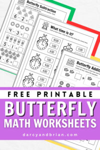 Butterfly Math Worksheets