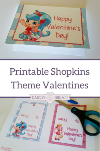 Shopkins Valentine Cards