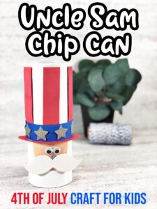 Uncle Sam Chip Can Pattern