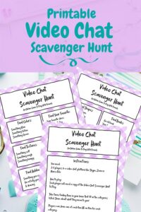 Preview of Video Call Scavenger Hunt.