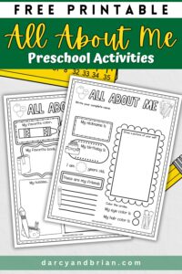 All About Me Preschool Activities