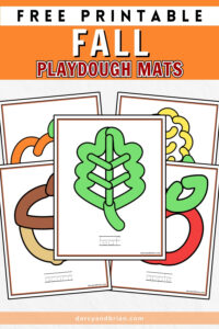 Fall Playdough Mats (free set)