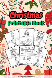 Preview of Christmas Printable Book.