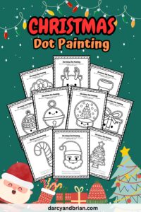 Preview of Christmas Dot Painting.