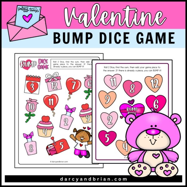 Valentine Bump Dice Game