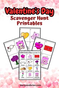 Preview of Valentine's Day Scavenger Hunt.